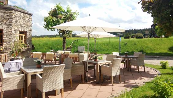 Hotelterrasse Hotel Grüner Wald