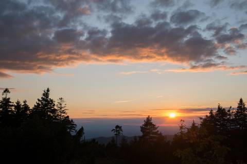 Sonnenuntergang Schwarzwald Kniebis