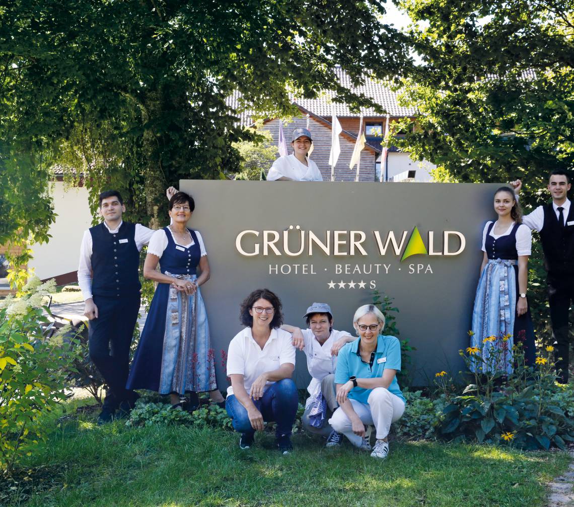Teamfoto Hotel Grüner Wald