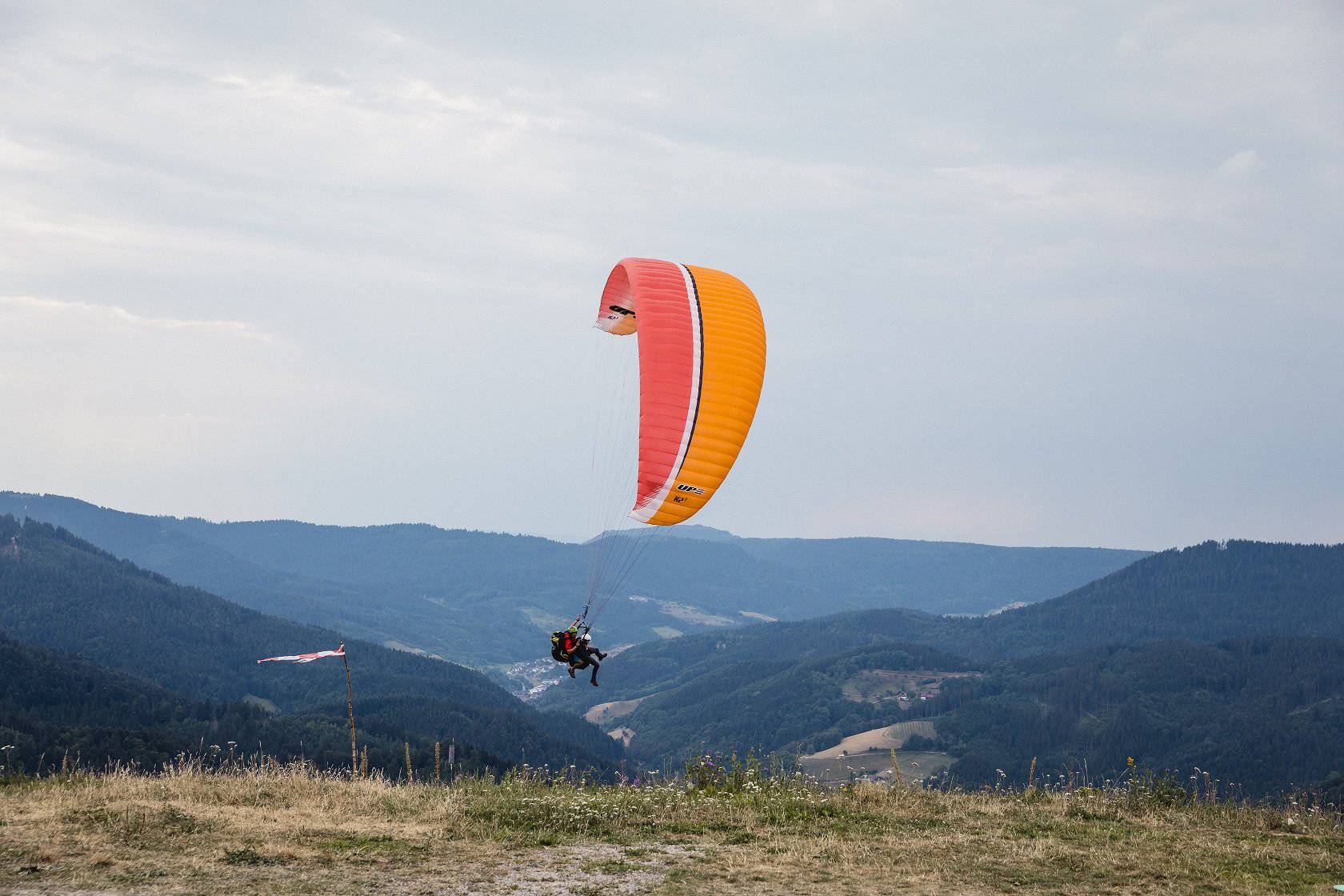 Paragliden im Schwarzwald