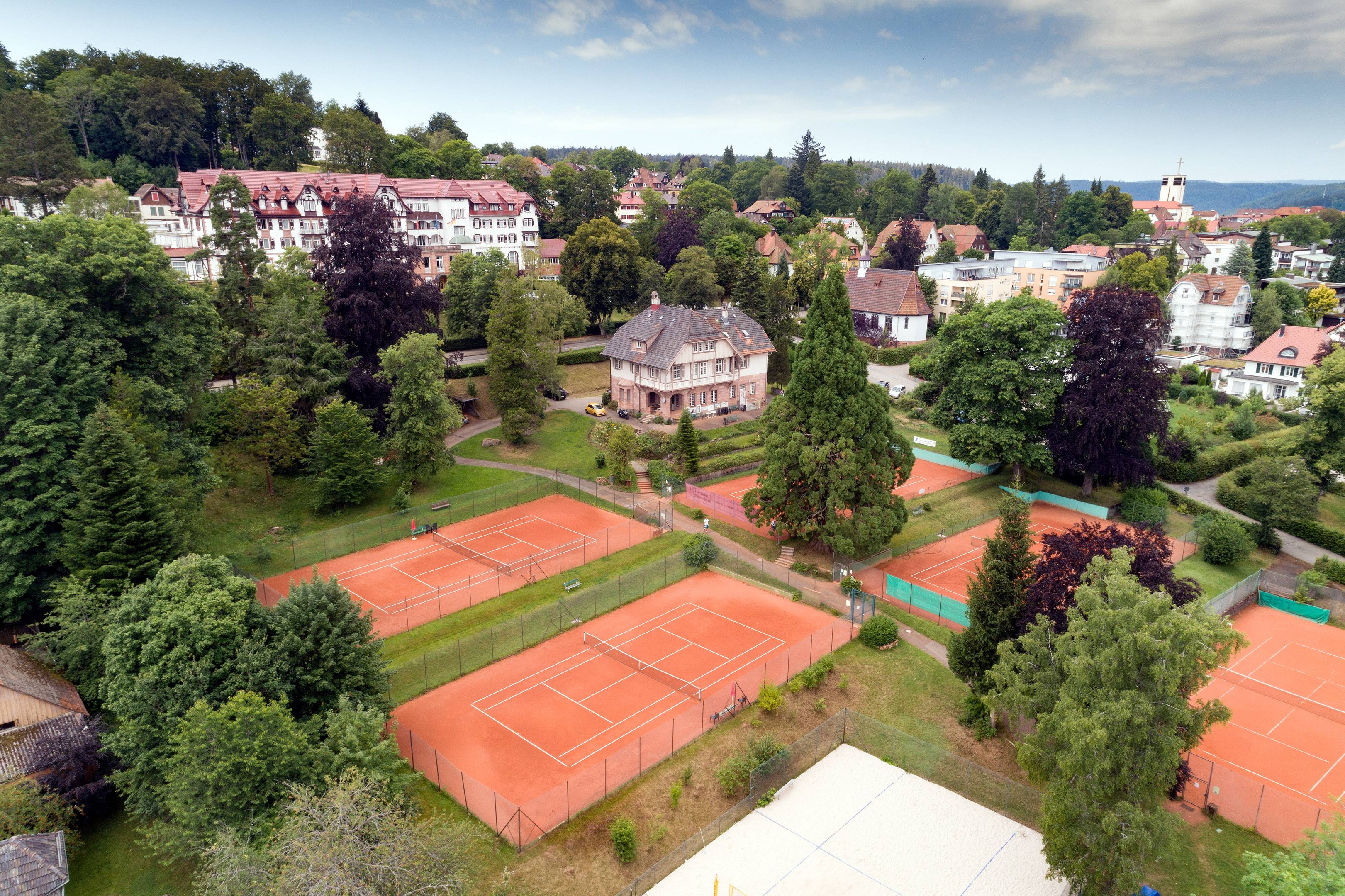 Tennis-Sandplatz