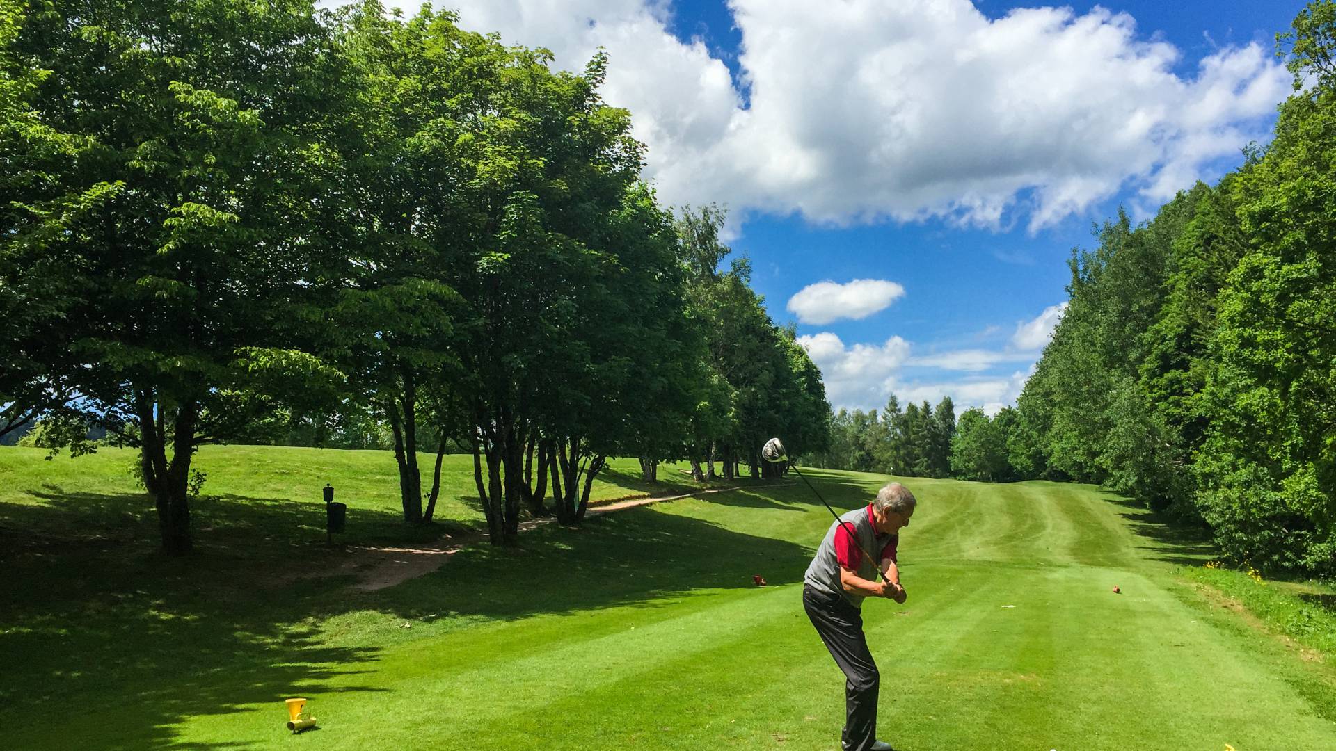 Auf dem Golfclub Freudenstadt im Schwarzwald